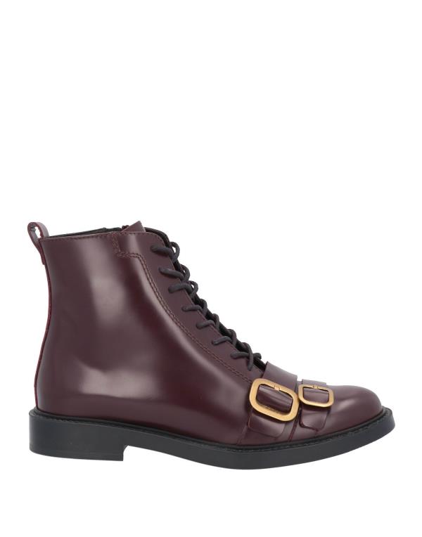 【送料無料】 トッズ レディース ブーツ・レインブーツ ブーティ シューズ Ankle boot Burgundy