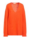 【送料無料】 モモニ レディース ニット・セーター アウター Sweater Orange