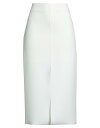 エムエスジイエム 【送料無料】 エムエスジイエム レディース スカート ボトムス Midi skirt Ivory