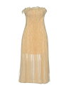 【送料無料】 エルマンノ シェルヴィーノ レディース ワンピース トップス Midi dress Beige