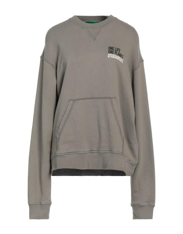 【送料無料】 ディースクエアード レディース パーカー・スウェット アウター Sweatshirt Sage green