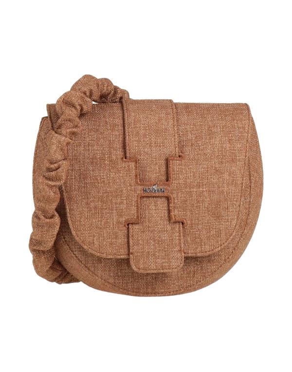 【送料無料】 ホーガン レディース ショルダーバッグ バッグ Cross-body bags Camel