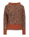 【送料無料】 カラクテール レディース ニット セーター アウター Sweater Brown