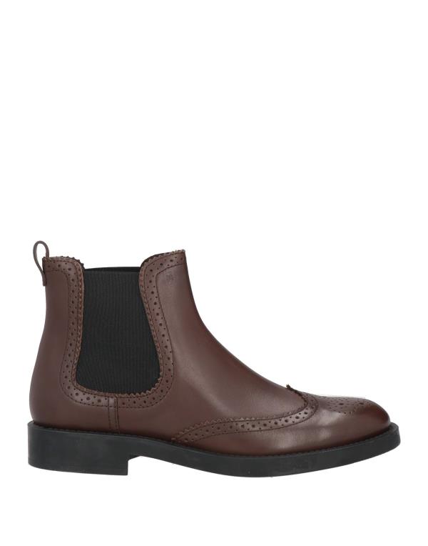 トッズ ブーツ レディース 【送料無料】 トッズ レディース ブーツ・レインブーツ ブーティ シューズ Ankle boot Dark brown