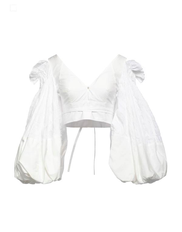 【送料無料】 ロエベ レディース シャツ トップス Top White