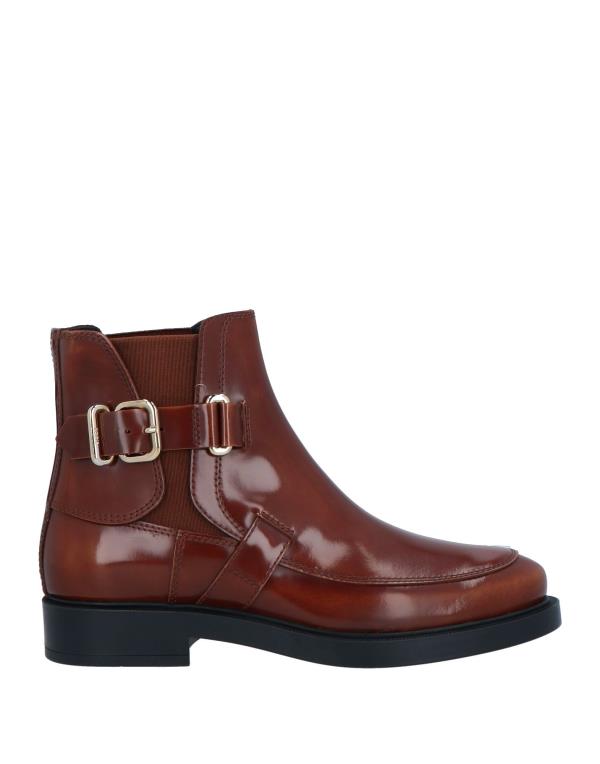 【送料無料】 トッズ レディース ブーツ・レインブーツ ブーティ シューズ Ankle boot Brown