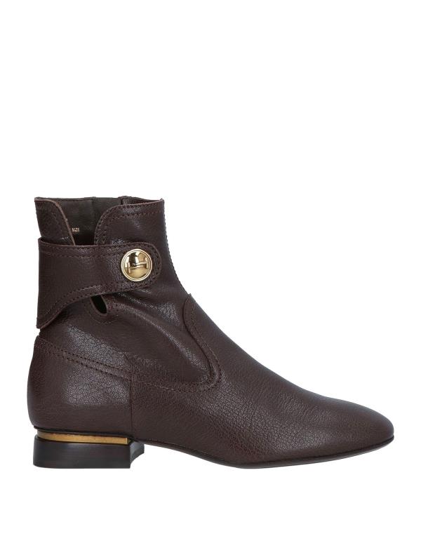 トッズ ブーツ レディース 【送料無料】 トッズ レディース ブーツ・レインブーツ ブーティ シューズ Ankle boot Dark brown