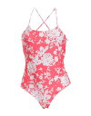 【送料無料】 レッドバレンティノ レディース 上下セット 水着 One-piece swimsuits Coral