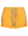 【送料無料】 リックオウエンス レディース ハーフパンツ・ショーツ ボトムス Shorts & Bermuda Ocher