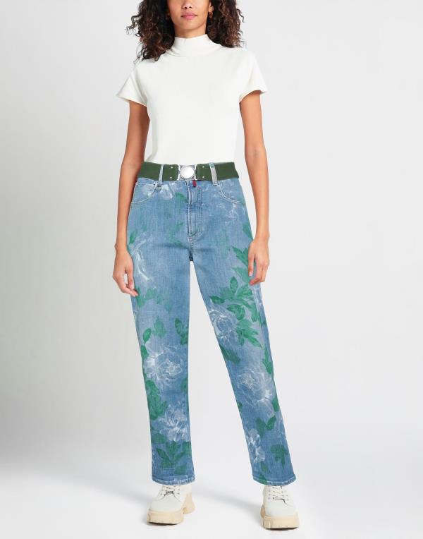 【送料無料】 ハイ レディース デニムパンツ ボトムス Denim pants Blue