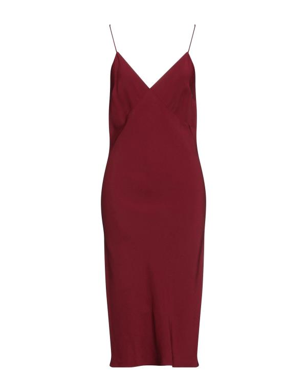 【送料無料】 トラサルディ レディース ワンピース トップス Midi dress Burgundy