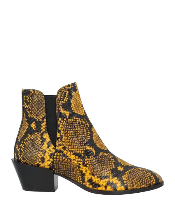 トッズ ブーツ レディース 【送料無料】 トッズ レディース ブーツ・レインブーツ ブーティ シューズ Ankle boot Yellow