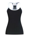 【送料無料】 ツインセット レディース タンクトップ トップス Tank top Black