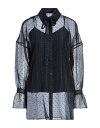 【送料無料】 トラサルディ レディース シャツ トップス Patterned shirts & blouses Midnight blue