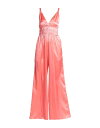 【送料無料】 セミクチュール レディース ジャンプスーツ トップス Jumpsuit/one piece Salmon pink