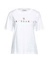 【送料無料】 トラサルディ レディース Tシャツ トップス T-shirt Ivory