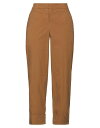 【送料無料】 ホームワードクローズ レディース カジュアルパンツ クロップドパンツ ボトムス Cropped pants & culottes Camel