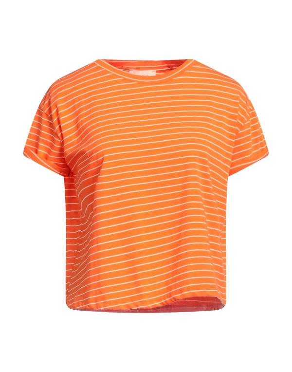 【送料無料】 ヴィコロ レディース Tシャツ トップス T-shirt Orange