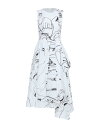  アレキサンダー・マックイーン レディース ワンピース トップス Midi dress White