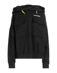 【送料無料】 ディースクエアード レディース パーカー・スウェット フーディー アウター Hooded sweatshirt Black