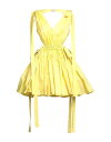 【送料無料】 アレキサンダー・マックイーン レディース ワンピース トップス Short dress Yellow