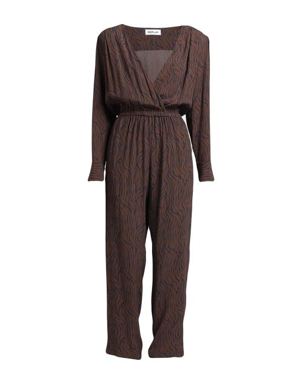 【送料無料】 リプレイ レディース ワンピース トップス Jumpsuit/one piece Khaki