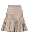 【送料無料】 バルマン レディース スカート ボトムス Mini skirt Light brown