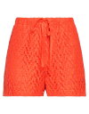 【送料無料】 ヴァレンティノ レディース ハーフパンツ・ショーツ ボトムス Shorts & Bermuda Orange