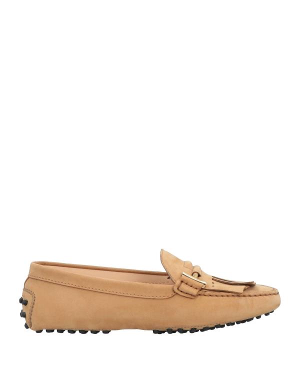 【送料無料】 トッズ レディース スリッポン・ローファー シューズ Loafers Camel