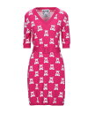 【送料無料】 モスキーノ レディース ワンピース トップス Short dress Fuchsia