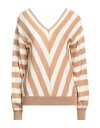 【送料無料】 ロシャス レディース ニット・セーター アウター Sweater Camel