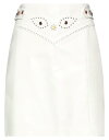 【送料無料】 アニエバイ レディース スカート ボトムス Mini skirt White