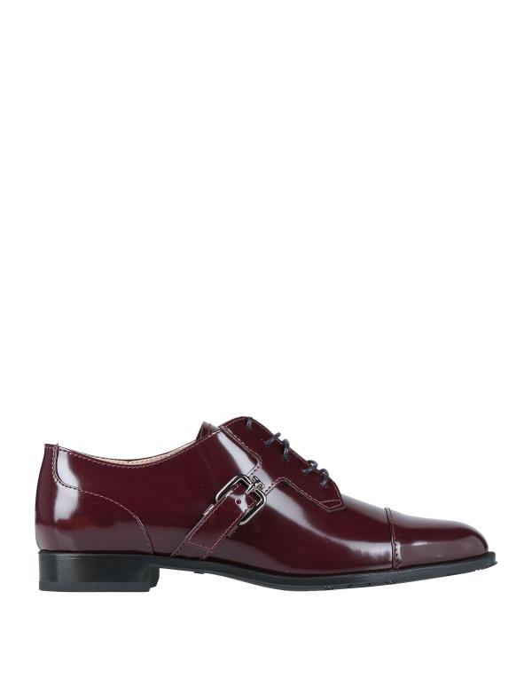 【送料無料】 トッズ レディース スリッポン・ローファー シューズ Laced shoes Burgundy