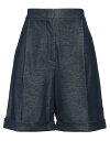 【送料無料】 マックスマーラ レディース ハーフパンツ・ショーツ ボトムス Shorts & Bermuda Blue