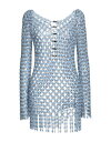 【送料無料】 パコラバンヌ レディース ワンピース トップス Short dress Light blue