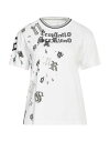【送料無料】 エルマンノ シェルヴィーノ レディース Tシャツ トップス T-shirt White