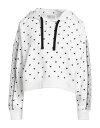 【送料無料】 レッドバレンティノ レディース パーカー・スウェット フーディー アウター Hooded sweatshirt White