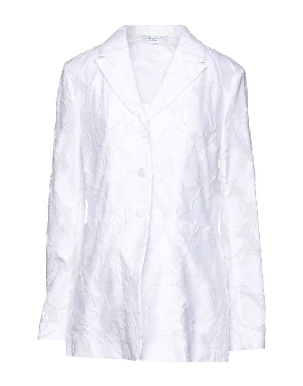 【送料無料】 ビートライス レディース ジャケット・ブルゾン ブレザー アウター Blazer White