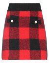 【送料無料】 エムシーツーセイントバース レディース スカート ボトムス Mini skirt Red