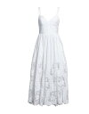 【送料無料】 エリー サーブ レディース ワンピース トップス Long dress White