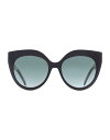 【送料無料】 エリー サーブ レディース サングラス・アイウェア アクセサリー Sunglasses Black