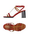 【送料無料】 トッズ レディース サンダル シューズ Sandals Brick red