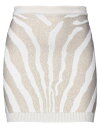 【送料無料】 バルマン レディース スカート ボトムス Mini skirt White