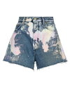 【送料無料】 ロベルトカヴァリ レディース ハーフパンツ・ショーツ デニムショーツ ボトムス Denim shorts Blue