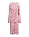 【送料無料】 バレンシアガ レディース ワンピース トップス Midi dress Pink