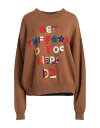 【送料無料】 ディースクエアード レディース ニット・セーター アウター Sweater Brown