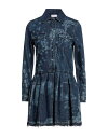 【送料無料】 レッドバレンティノ レディース ワンピース トップス Denim dress Blue