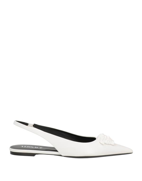 ヴェルサーチ ベルト（レディース） 【送料無料】 ヴェルサーチ レディース ベルト アクセサリー Ballet flats White