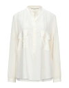 【送料無料】 ステラマッカートニー レディース シャツ トップス Silk top Ivory