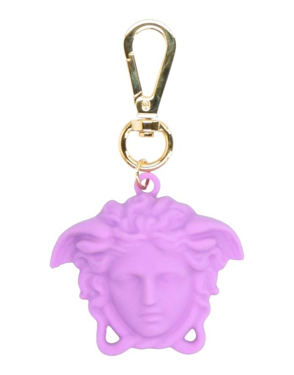 ヴェルサーチェ 【送料無料】 ヴェルサーチ レディース キーケース・キーリング アクセサリー Key ring Purple